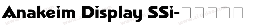 Anakeim Display SSi字体转换